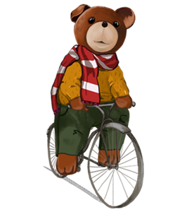 Loteria - walentynkowe serce z Misiem Uszatkiem