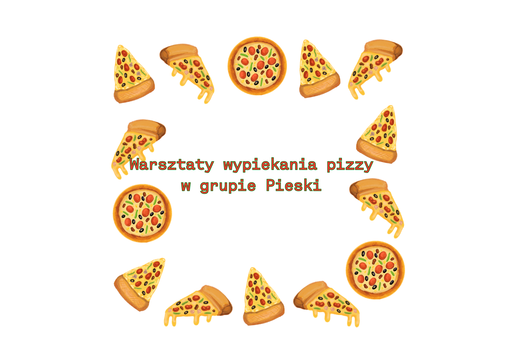 Warsztaty wypiekania pizzy w grupie Pieski