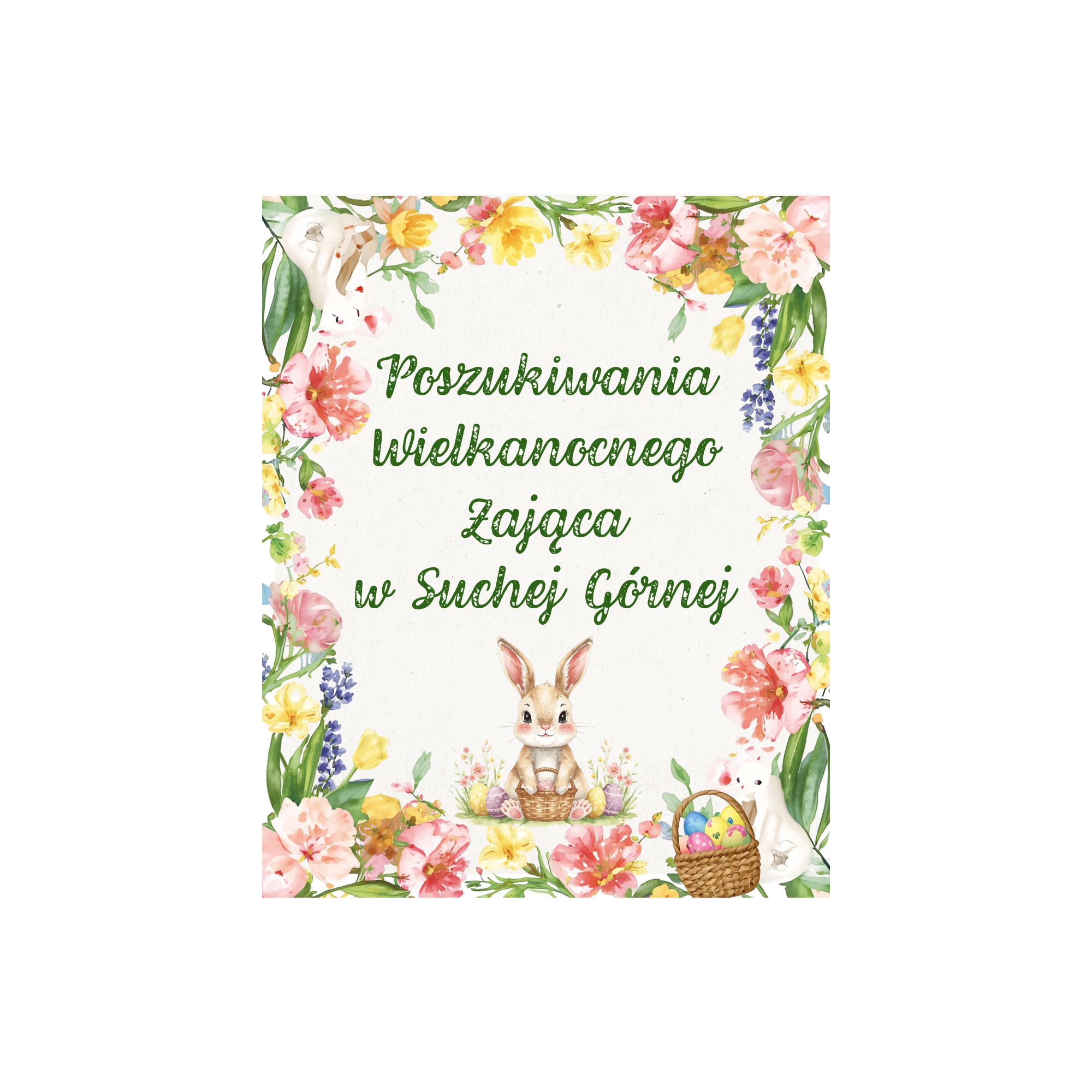 Poszukiwania wielkanocnego zajączka w grupie Wiewi&oacute;rki w Suchej G&oacute;rnej