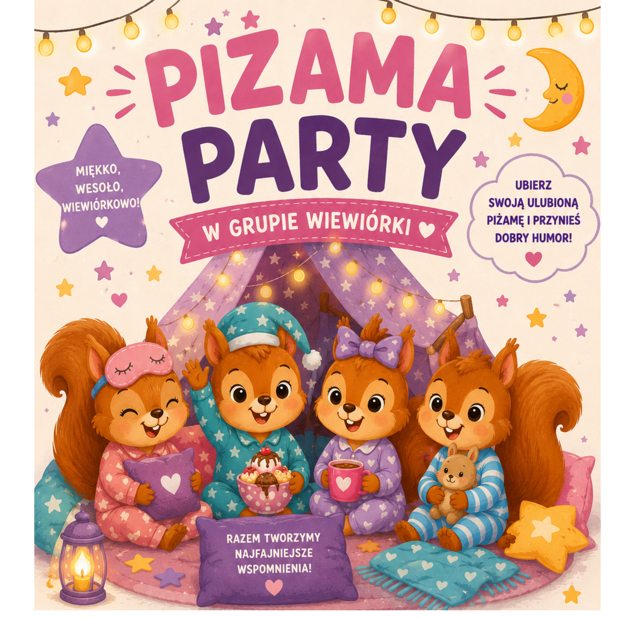 Piżama Party u Wiewi&oacute;rek