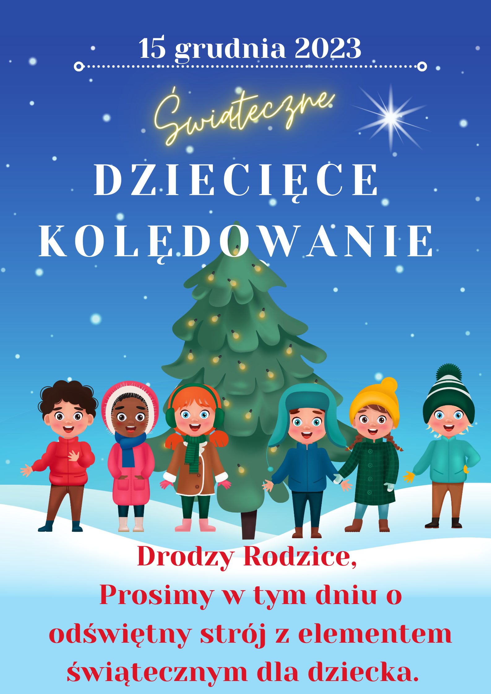 Przedszkolne Kolędowanie z Misiem Uszatkiem 