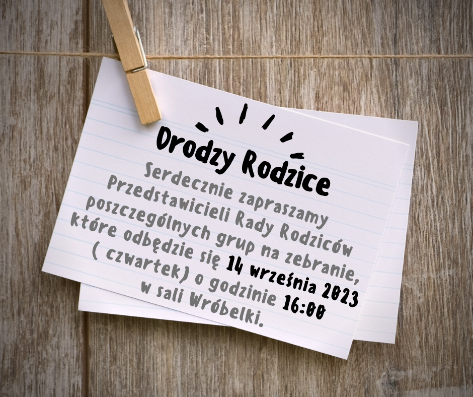 Spotkanie Rady Rodziców