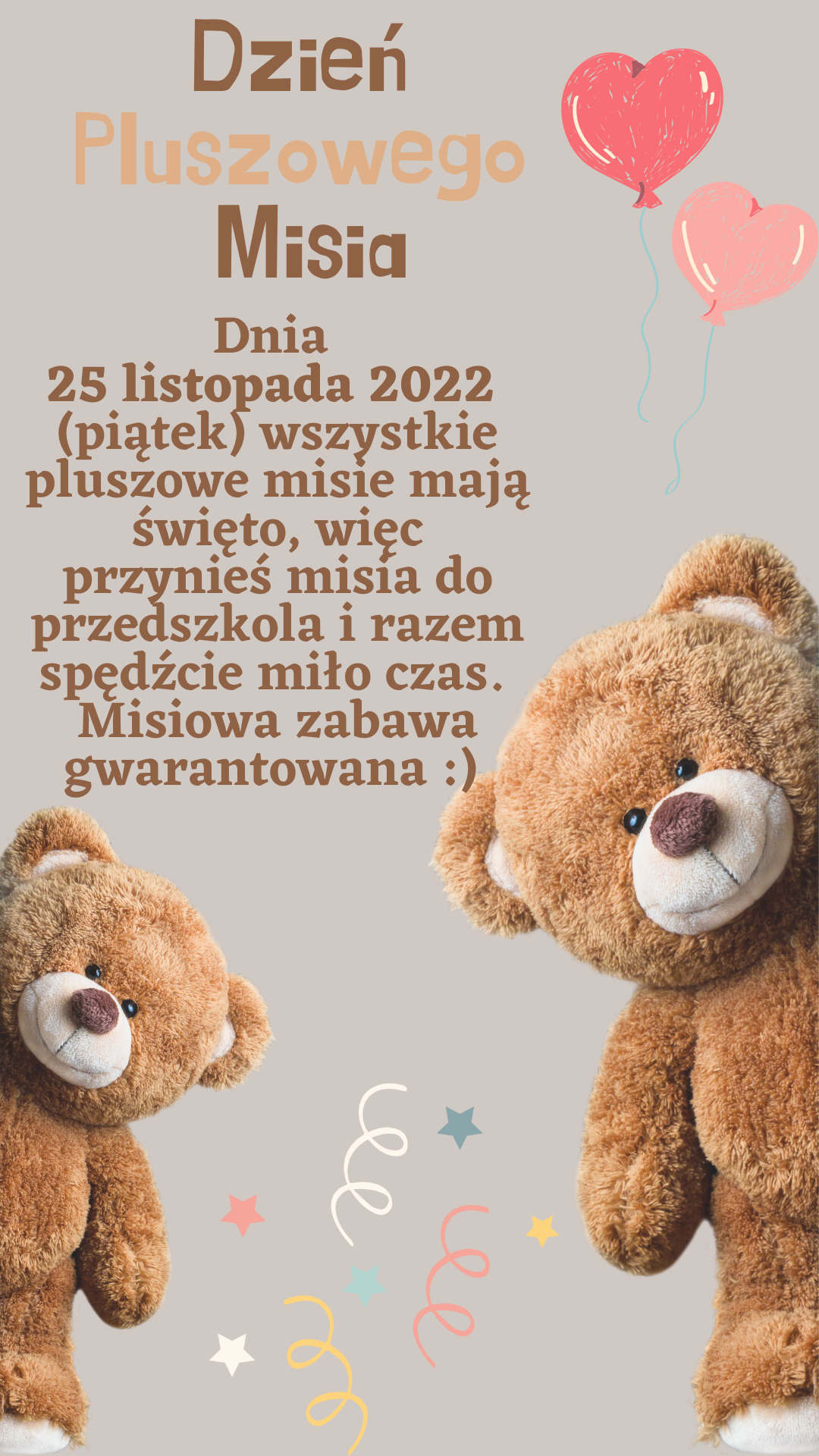 Dzień Pluszowego Misia
