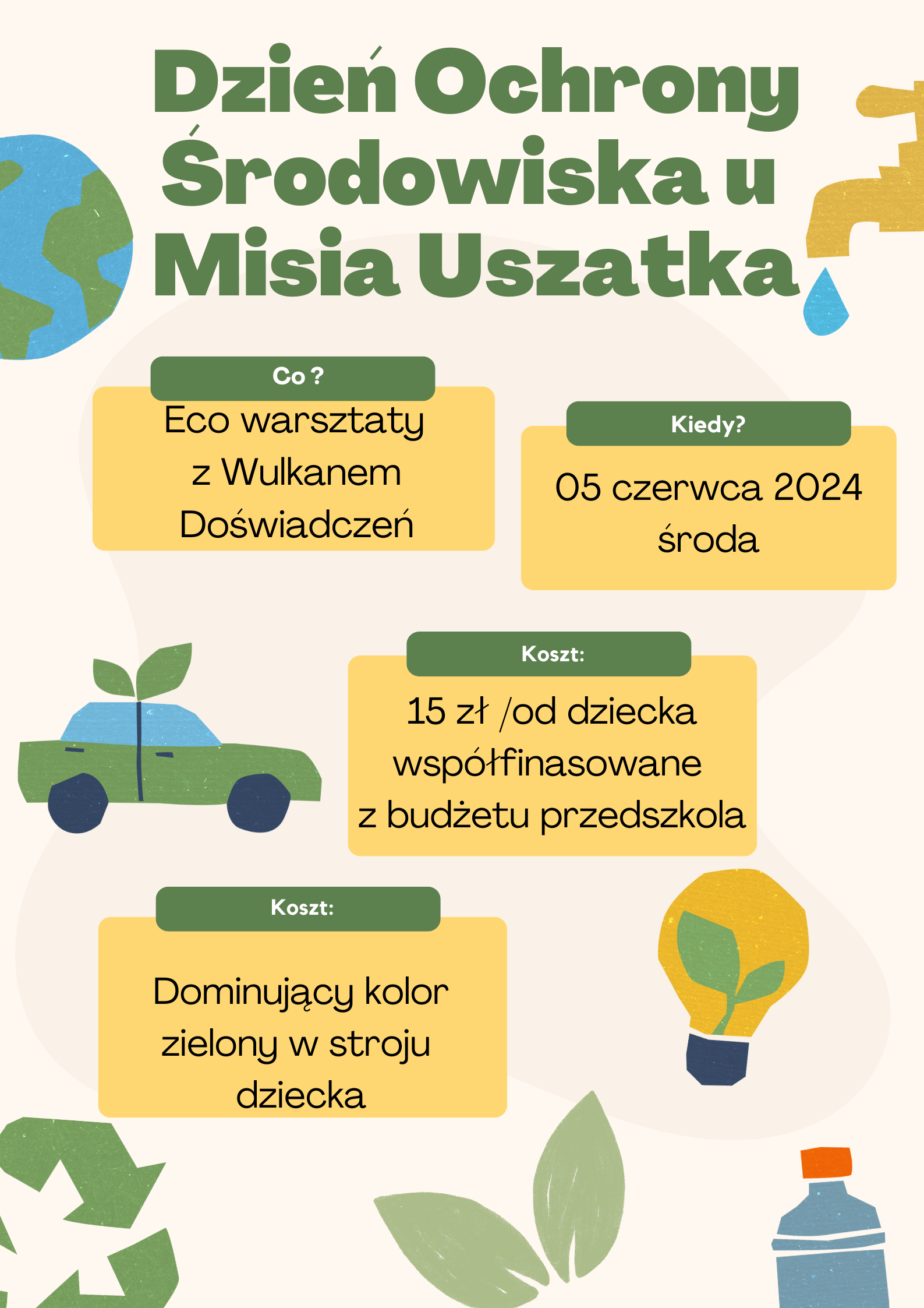 Dzień Ochrony Środowiska u Misia Uszatka 