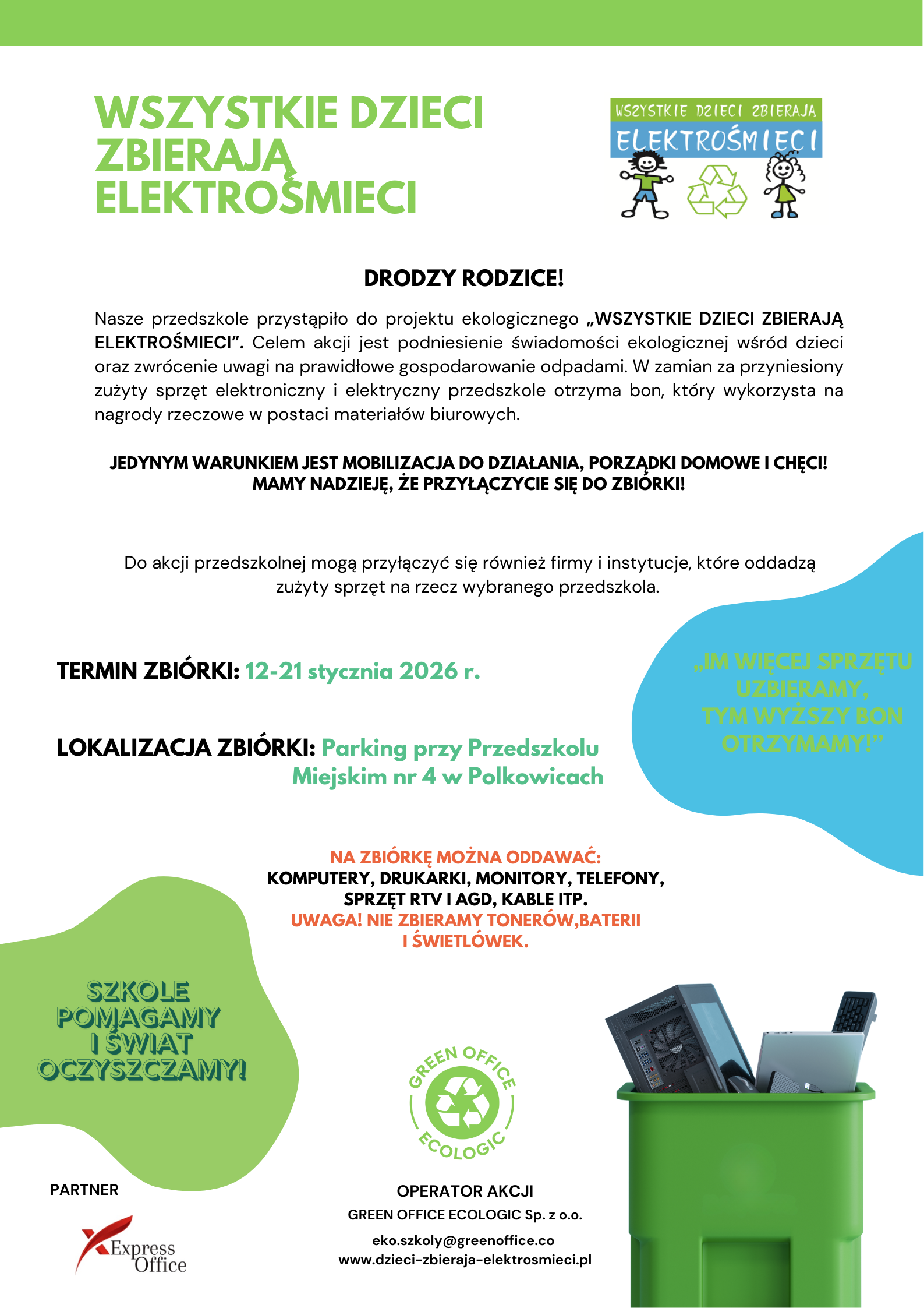 zbiórka elektrośmieci