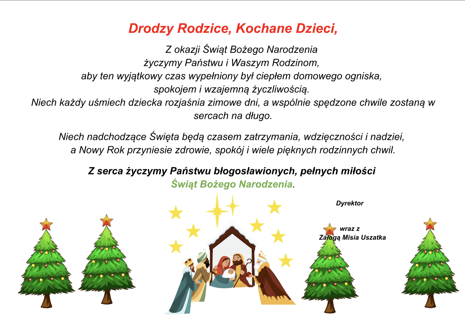 Życzenia Świąteczne