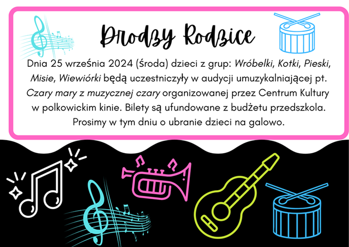 Audycja muzyczna - czary mary z muzycznej czary