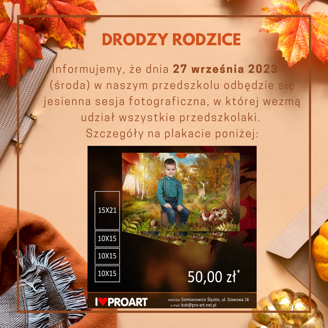 Jesienna sesja zdjęciowa