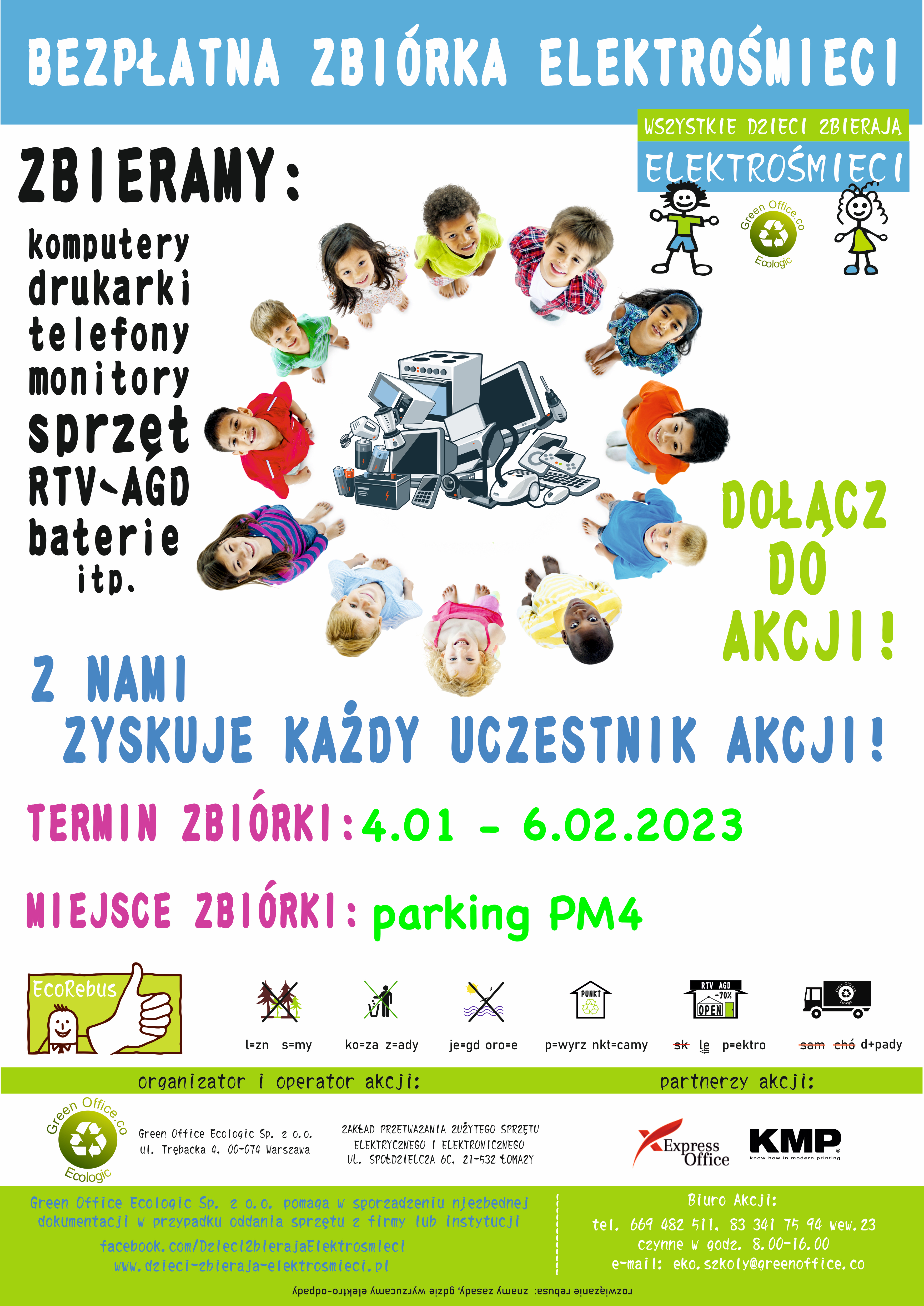 Wszystkie dzieci zbierają elektrośmieci