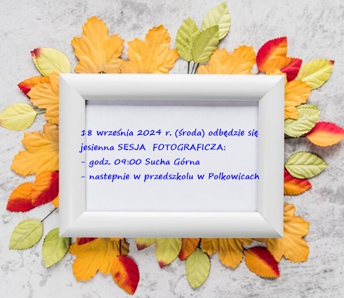 Jesienna sesja fotograficzna 