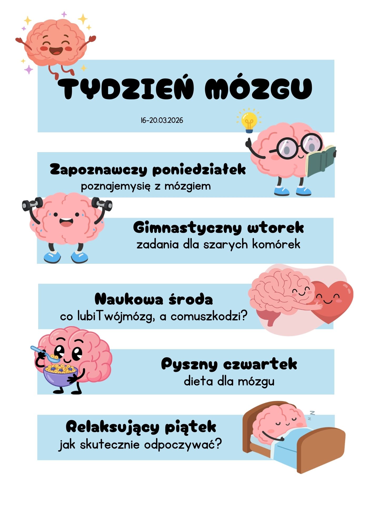 Tydzień mózgu w naszym przedszkolu