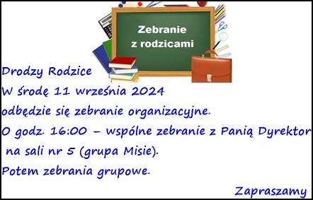 Zebranie organizacyjne 