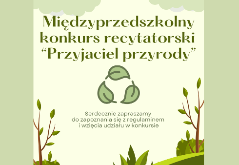 Międzyprzedszkolny konkurs recytatorski "Przyjaciel przyrody"